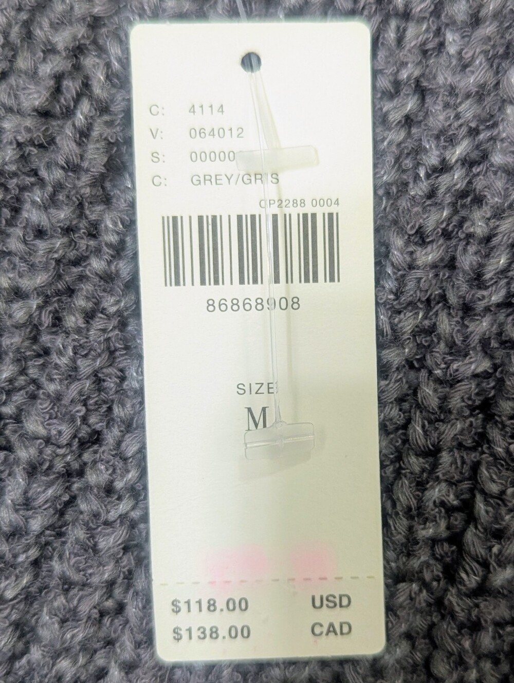 Anthropologie Gray Cropped Twofer Cardigan Shirt Sweater NWT - Picture 7 of 7